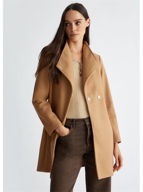 cappotto donna beige LIU JO | WF4272T4612/71320